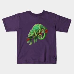 Cute Chameleon Kids T-Shirt